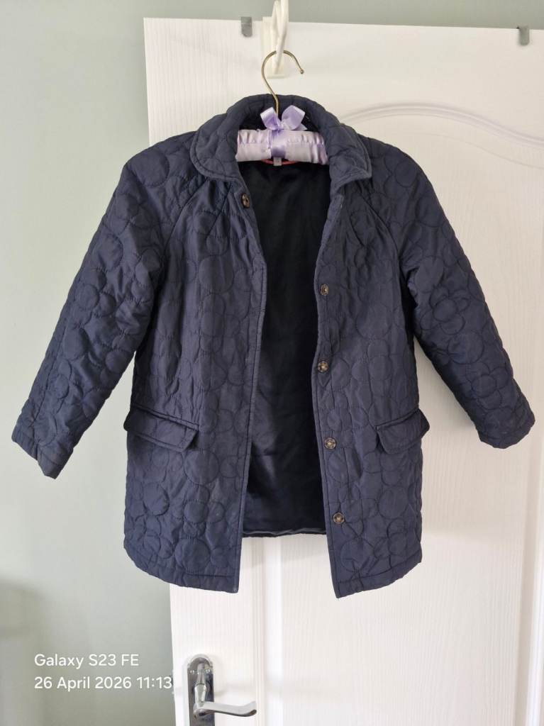 Girl's Navy Jasper Conran Coat Age 7-8