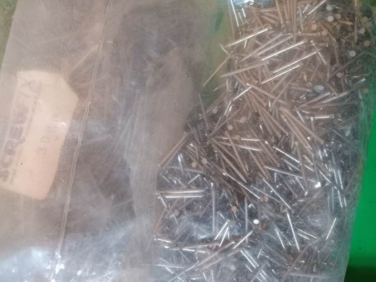 Job lot panel pins 3 bags 1 bag may have been opened REDUCED