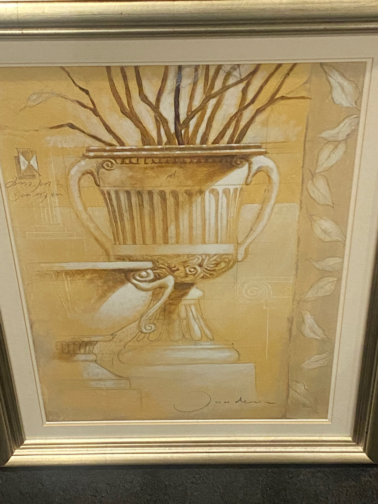 Framed Artwork . Beige tones . 