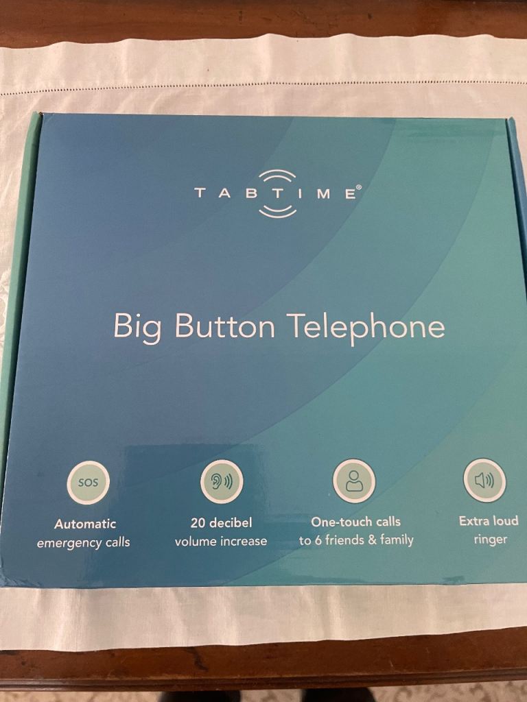 Tabtime Big Button Telephone - New in Box