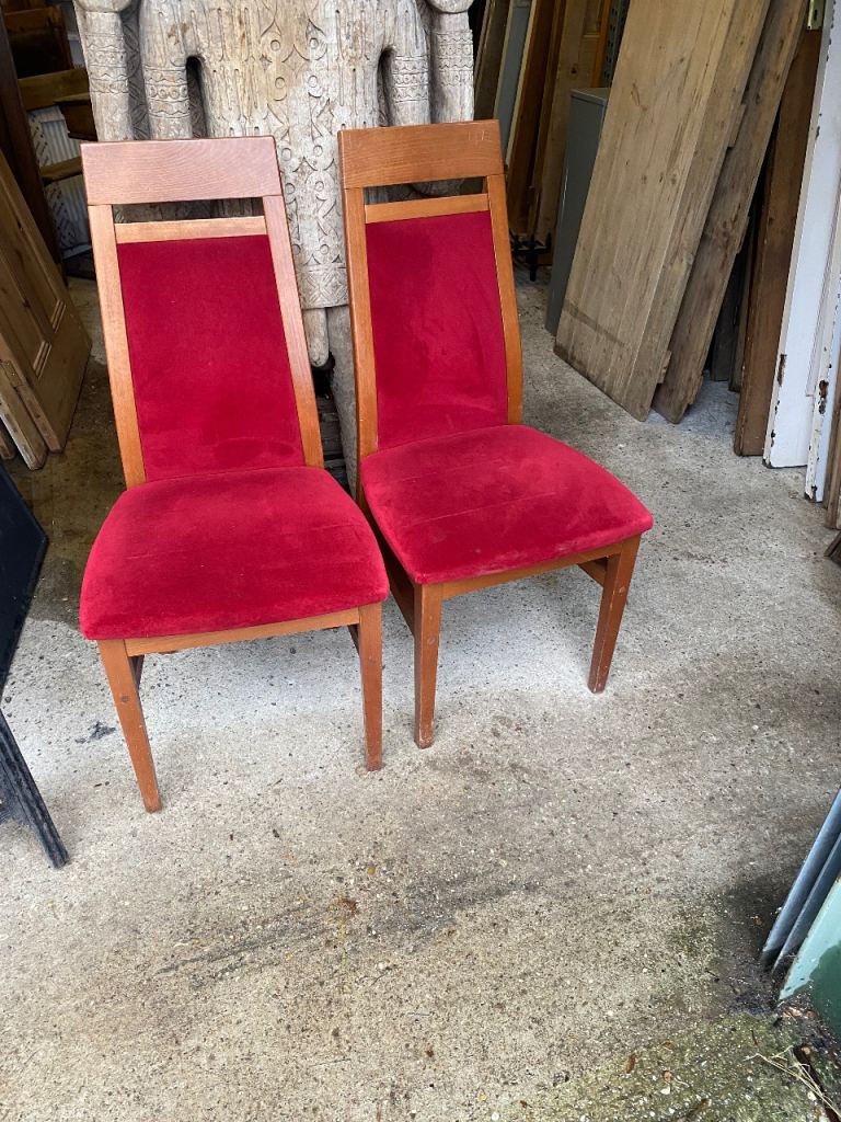 Dining chairs set of 6 upholstered £50 