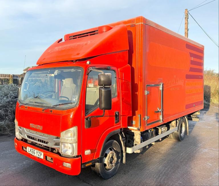 2016 ISUZU FORWARD N75.190 FRIDGE FREEZER BARN DOORS 3 SEATS 280,000 MILE EURO-6