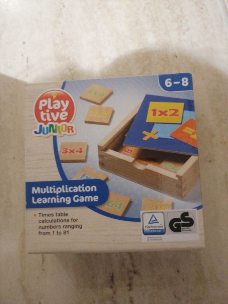 Wooden Times Tables Game. (NEW) 