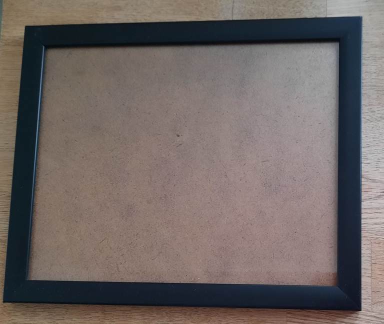 Photo Frame Black Size 11x9 inches Will Accommodate An 8x10 inch picture 