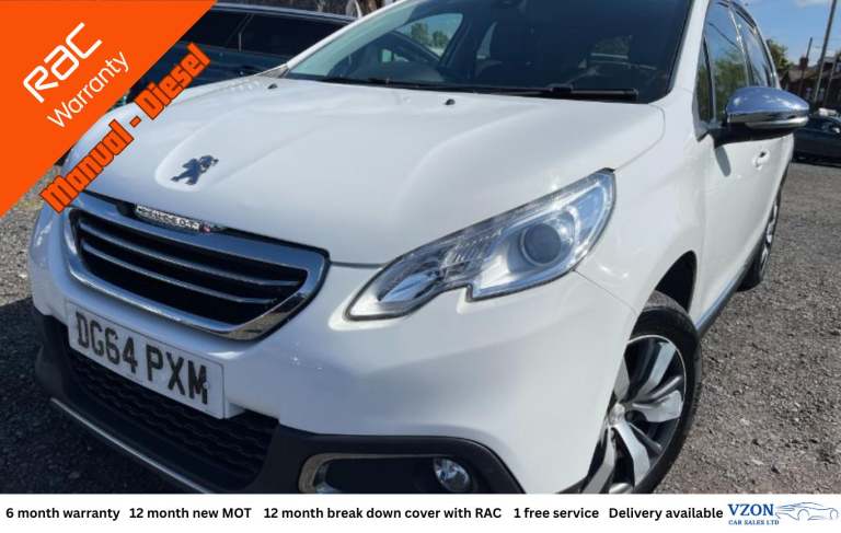 2014 Peugeot 2008 1.6 e-HDi Allure SUV 5dr Diesel Manual Euro 5 (s/s) (115 ps)