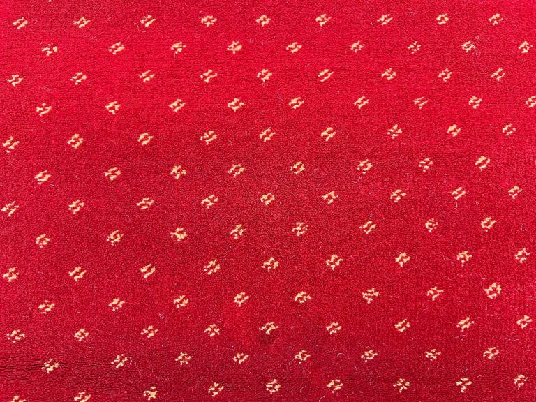 Axminster style woven carpet 