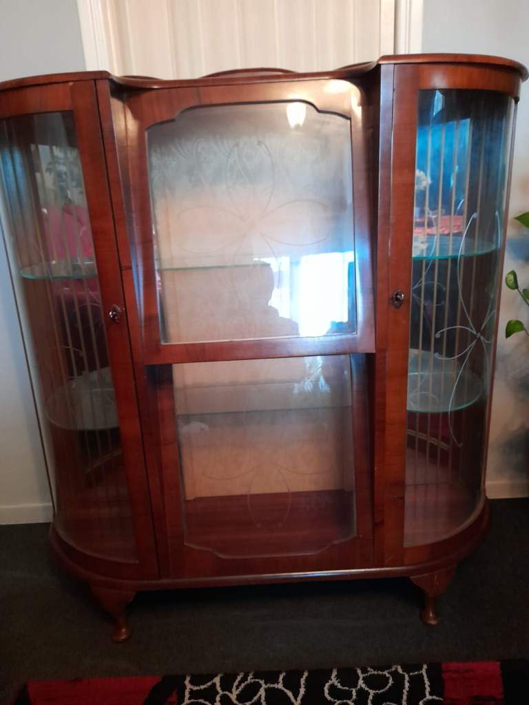 image for Vintage glass cabinet