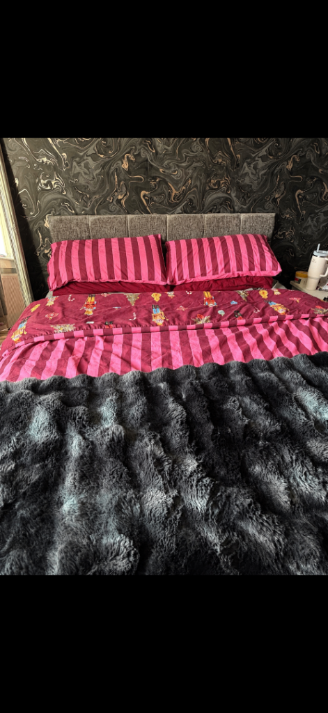 King size bed frame mattress not included 