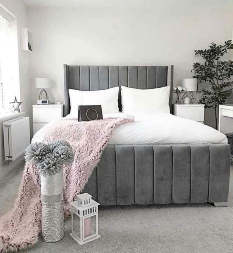 image for Brand new double small double single kingsize frame beds with mattress and high headboard 