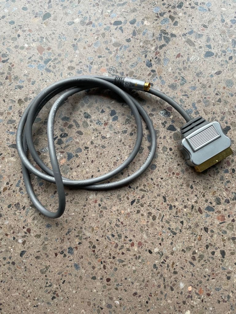 VHS Scart to video S Tech Link Cable 1.5m