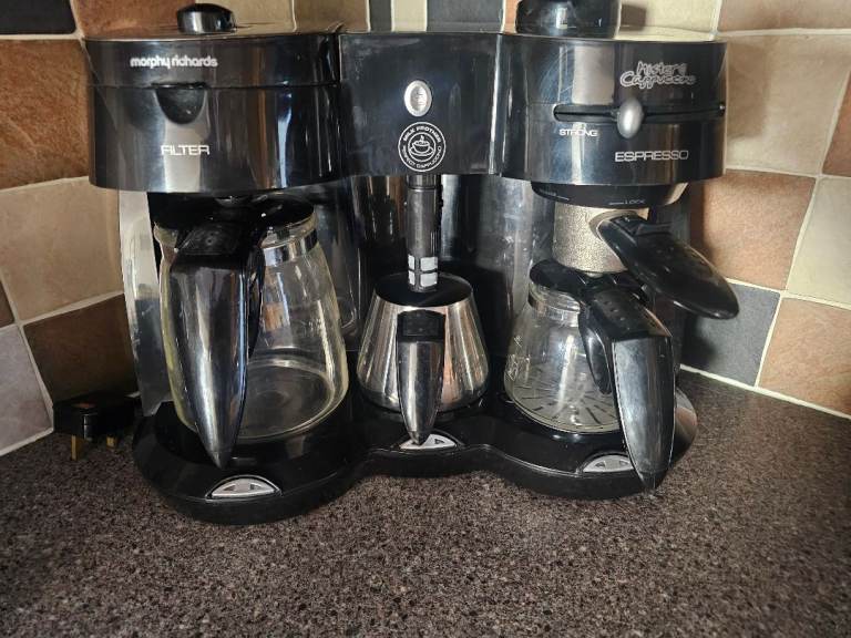 Morphy Richards "mr cappuccino" Espresso, Filter Coffee and milk frothingMachine