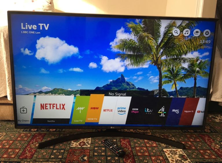Lg 49UJ634V 49 Inch Smart 4K Ultra HD HDR LED TV