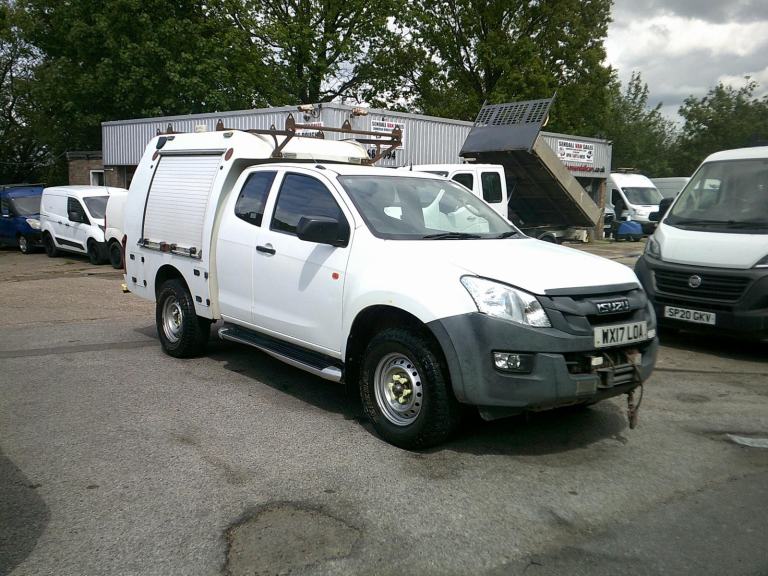 Isuzu D-Max 2.5TD UTILITIES TRUCK,2017,17 REG,WHITE,ONLY 99k,VERY CLEAN VAN