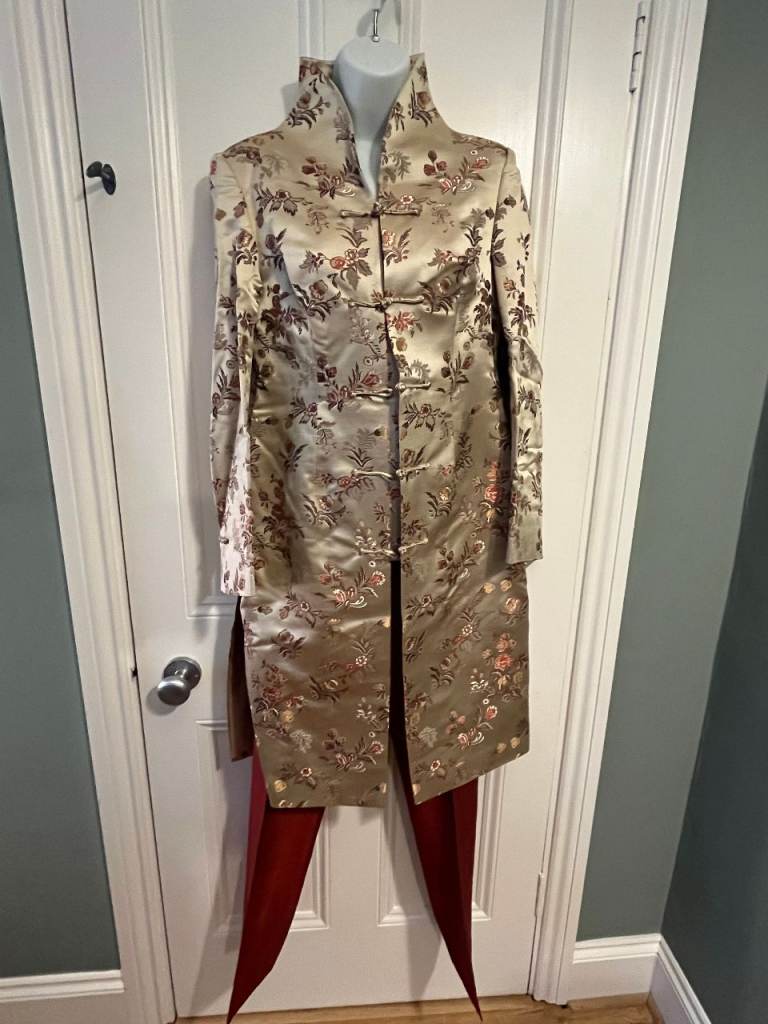 Tailor-Made Chinese Satin/Silk Suit