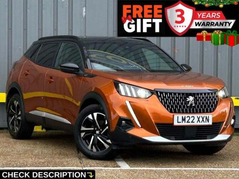 2022 Peugeot 2008 1.2 PureTech GT SUV 5dr Petrol Manual Euro 6 (s/s) (130 ps) SUV Petrol Manual