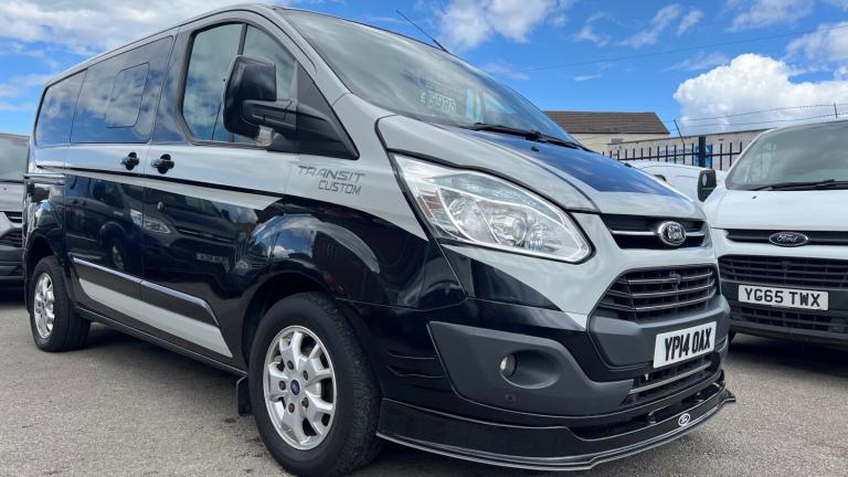 2014 Ford Transit Custom Ltd crew cab 2.2 chain engine No vat long mot seats x6