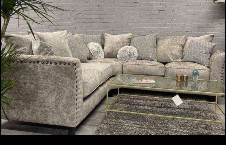 image for Luxury L Shaped Corner and 3+2 Seater Sofa Set - Free Delivery