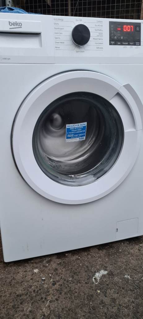 Beko washing machine 8kg