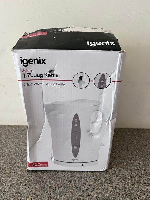 White 1.7L Cordless Jug Kettle   New In Box Unused 