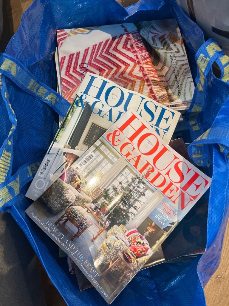 Job lot of House & Garden magazines £1 each
