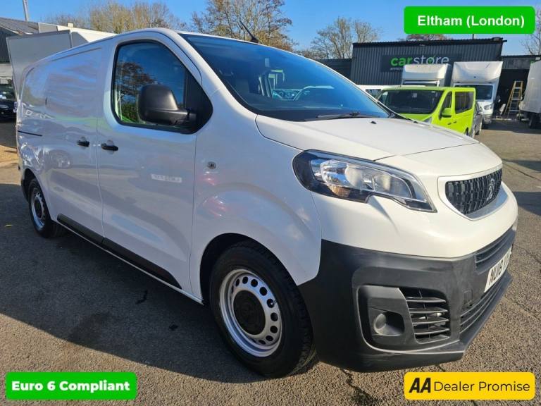 2018 Peugeot Expert White 1.6 BlueHDi Euro 6 panel van, 40600 miles, ULEZ compliant 5-Speed man P...