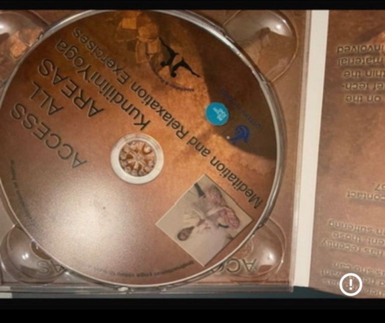 Yoga dvd self help guide on meditation 