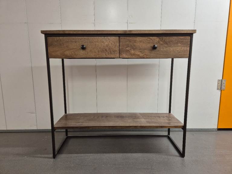 M&S Sanford Parquet 2 Drawer Console Table