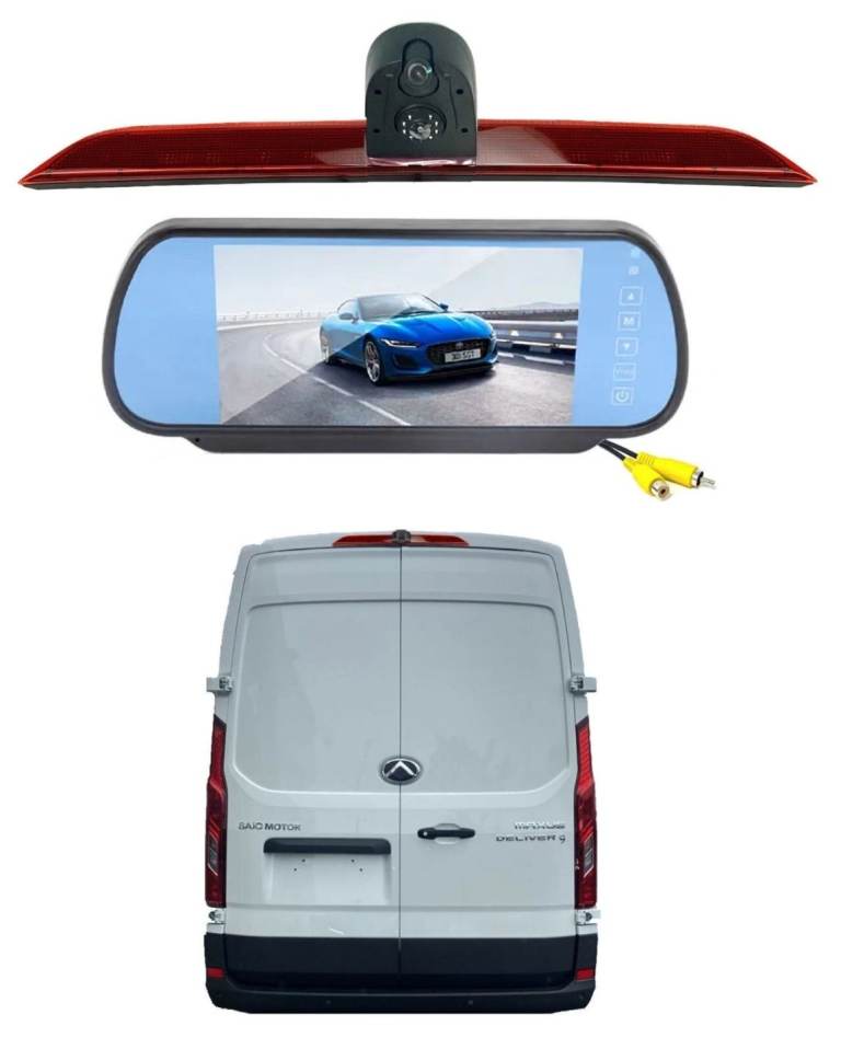 Maxus V90 Deliver 9 from 2019 Compatible Brake Light Dual Rear Reverse Camera