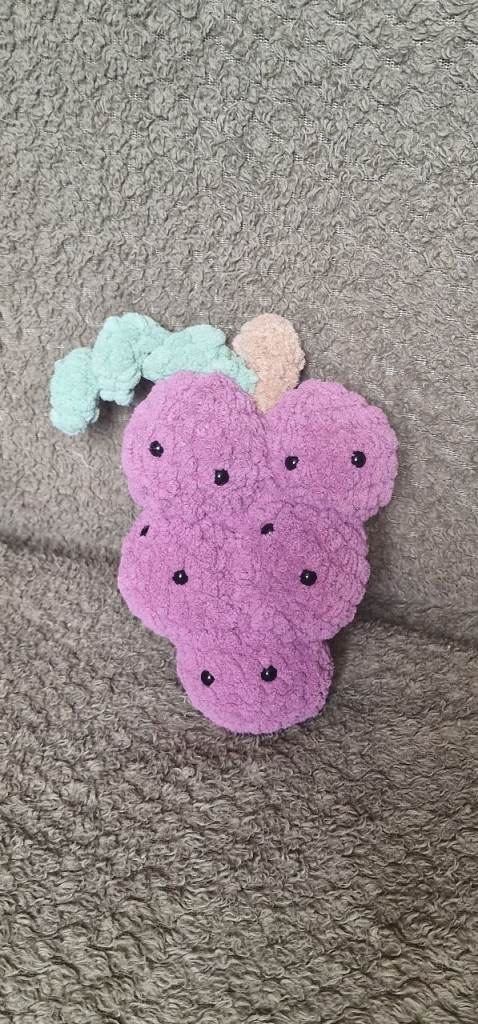 Handmade crochet bunch of grapes