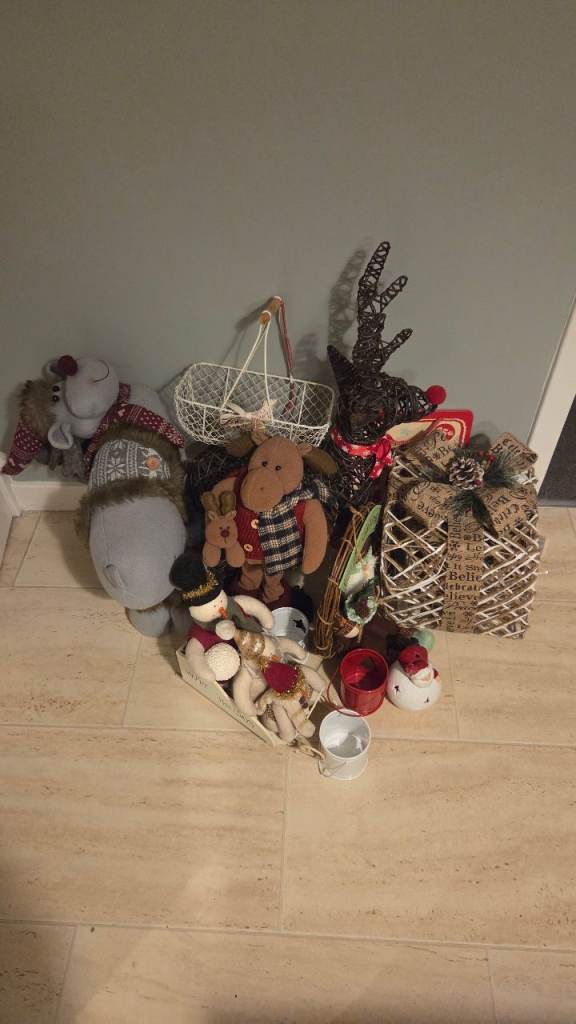 Christmas decorations and baubles