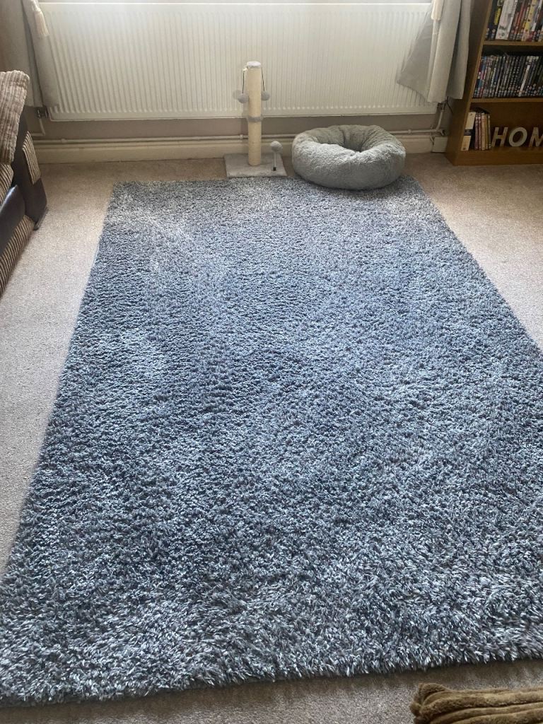 Large grey rug