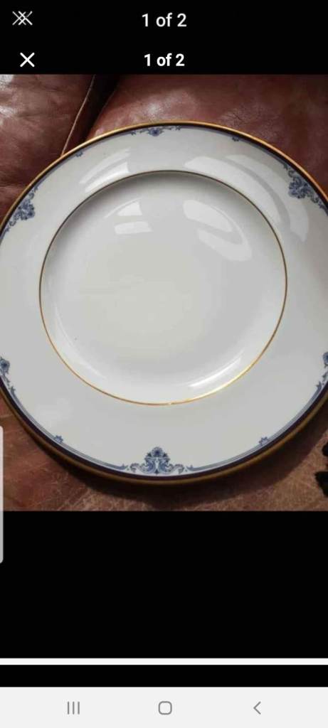 Royal Albert Bone China Princeton Gold rim plates