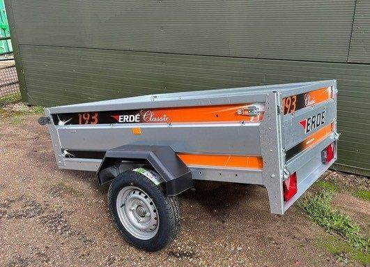 Tipping General Purpose Trailer with Flat Cover - ERDE 193 (Ready Built)