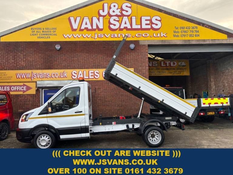 2024 74 FORD TRANSIT TIPPER T350 130 BHP TWIN WHEEL  4000 MLS DIESEL