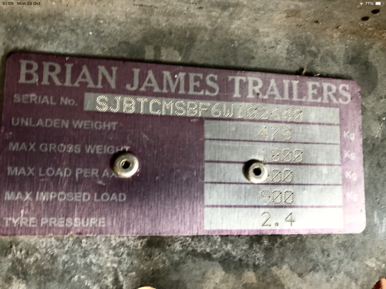 Brian James car transporter trailer