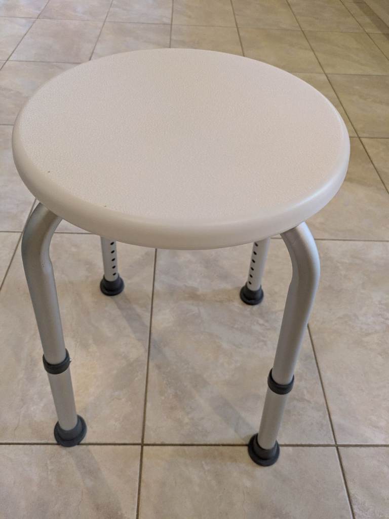 New Adjustable Shower Stool