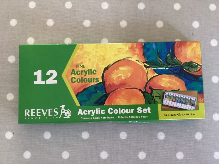 image for Reeves - 12 Acrylic Colour Set - 1 slightly used 