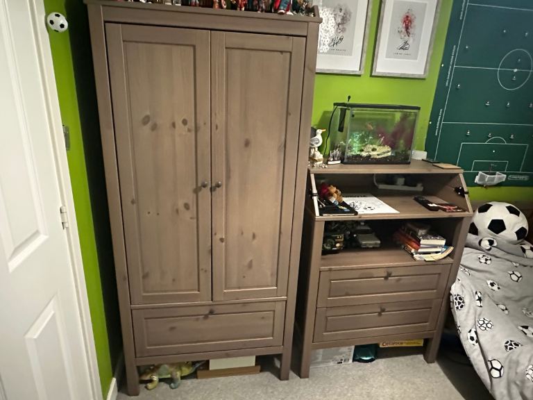 IKEA  SUNDVIK Kids Wardrobe and Drawers 