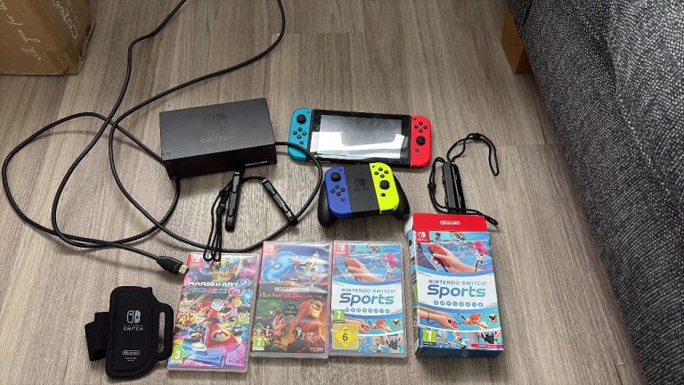 Nintendo Switch Console with Games and Accessories
