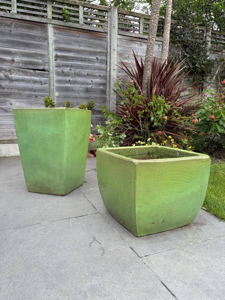 Green planters 