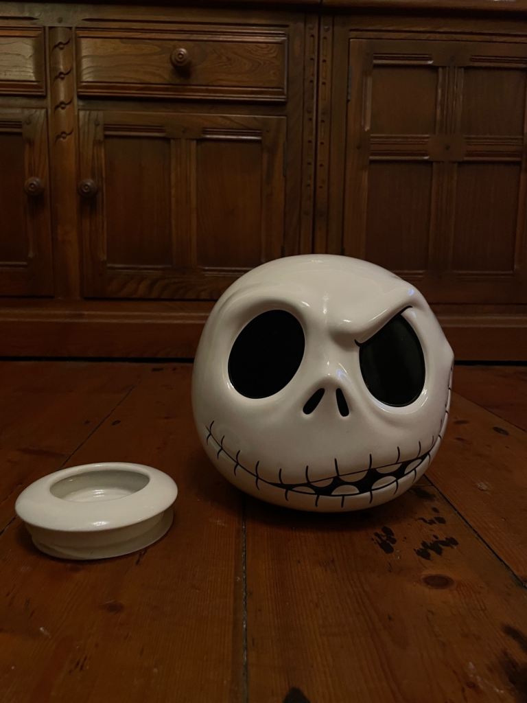Halloween Jack Skellington Cookie Jar