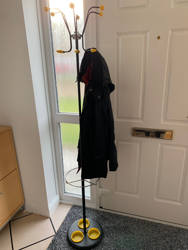 Vintage Hagi atomic 1960s coat and umbrella stand - made in England 