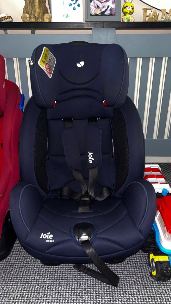 Joie Stages 0+/1/2 Car Seat - Navy Blazer, Good Condition