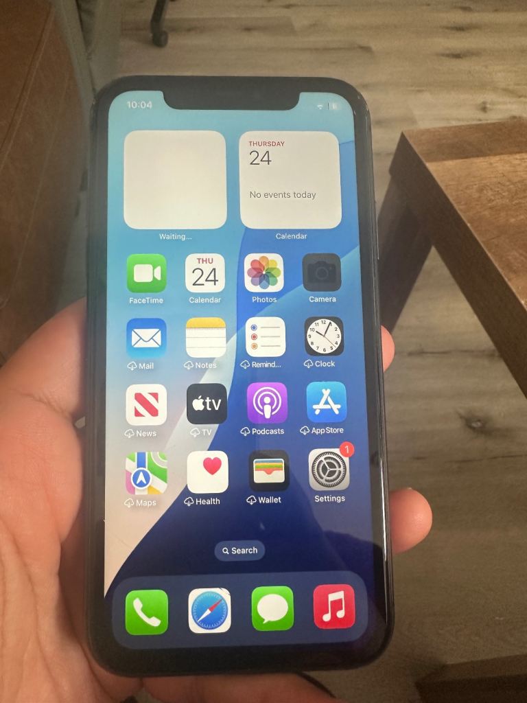 iPhone 11 black all reset 