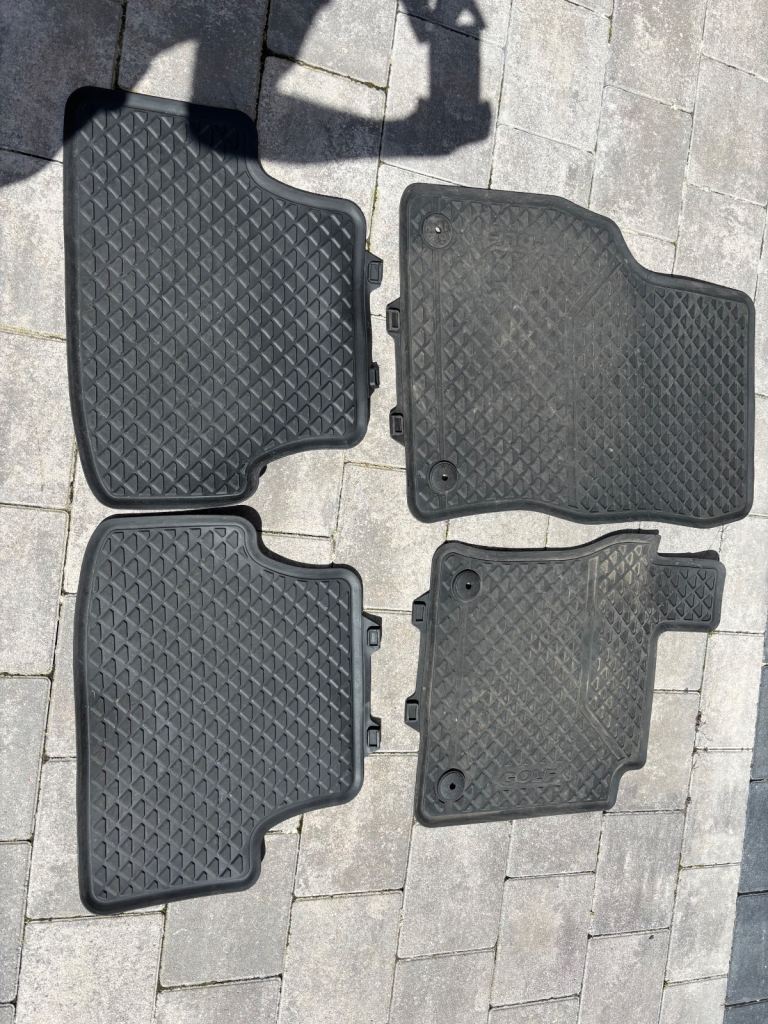 Genuine VW Golk mk7 rubber car mats 