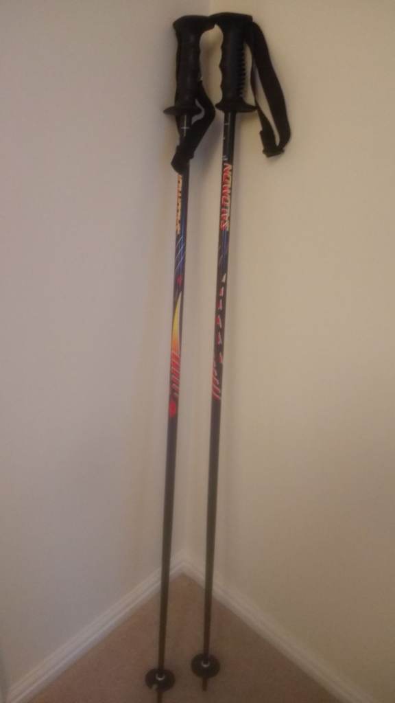 SALOMON SKI POLES 125cm - downhill skiing