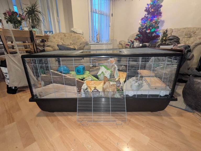 120cm Savic Hamster Cage & Accessories 