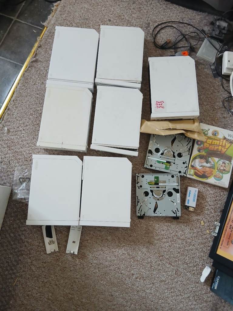 Nintendo wii console joblot faulty spares repair only