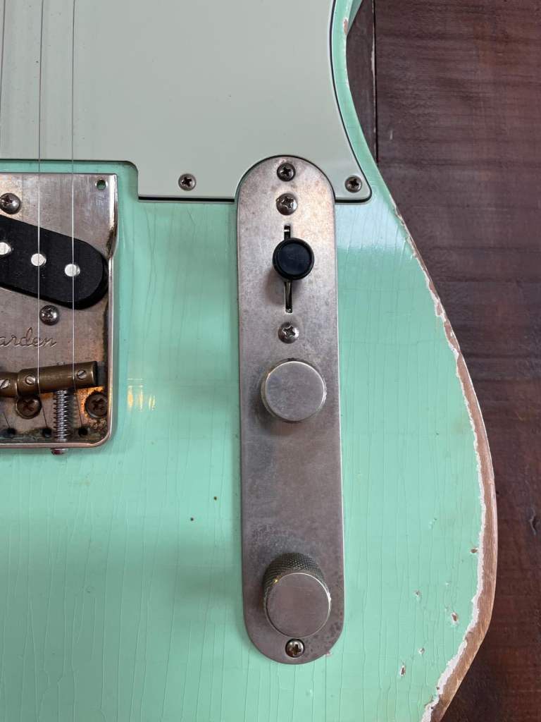 MJT Aged Surf Green/Blue Custom Built Telecaster w/Lindy Fralin Blues Special Pickups