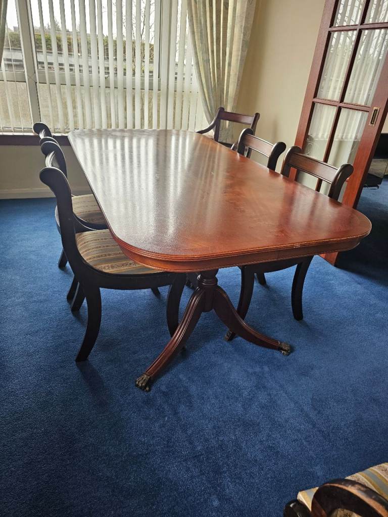 Solid Wood Folding Dining Table & Chairs Set